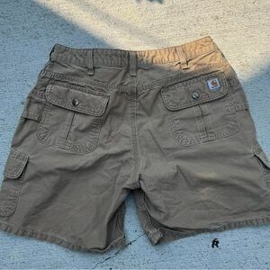 WOMENS size 10- Carhartt WB164 Canvas Cargo Shorts